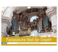 Calendar 2027 · US Version · Fantastic world of organs | The grand dame among musical instruments · 12" × 8" Landscape · CALVENDO Wall Calendar