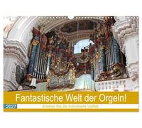 Calendar 2027 · US Version · Fantastic world of organs | The grand dame among musical instruments · 17" × 12" Landscape · CALVENDO Wall Calendar