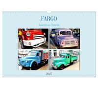 Calendar 2027 · US Version · FARGO - American Trucks | Various vintage trucks of the US brand Fargo · 17" × 12" Landscape · CALVENDO Wall Calendar