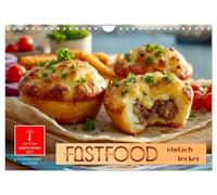 Calendar 2027 · US Version · Fast food simply delicious | Fast, delicious, cosmopolitan · at the highest level · 12" × 8" Landscape · CALVENDO Wall Calendar