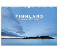 Calendar 2027 · US Version · Finland: Land of 1000 Lakes | A fascinating picture journey through the land of 1000 lakes · 17" × 12" Landscape · CALVENDO Wall Calendar