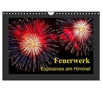 Calendar 2027 · US Version · Fireworks - Explosives in the sky | Fireworks, fascinating and mysterious · 12" × 8" Landscape · CALVENDO Wall Calendar