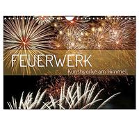 Calendar 2027 · US Version · Fireworks - works of art in the sky | Every firework transforms the sky into a magical sea of lights · 12" × 8" Landscape · CALVENDO Wall Calendar