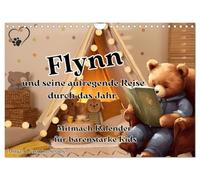 Calendar 2027 · US Version · Flynn and his exciting journey through the | year · Join-in calendar for strong kids · 12" × 8" Landscape · CALVENDO Wall Calendar