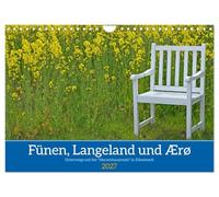 Calendar 2027 · US Version · Funen, Langeland and Ærø - On the way on the | manor house route" in Denmark · A visual tour of three southern Danish islands… · 12" × 8" Landscape · CALVENDO Wall Calendar
