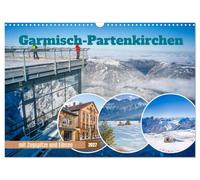 Calendar 2027 · US Version · Garmisch-Partenkirchen with Zugspitze and | Eibsee · Impressive landscape photography with alpine nature · perfect as a… · 17" × 12" Landscape · CALVENDO Wall Calendar
