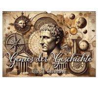 Calendar 2027 · US Version · Geniuses of history - An AI calendar | Bright spots of innovation · 17" × 12" Landscape · CALVENDO Wall Calendar
