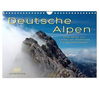 Calendar 2027 · US Version · German Alps, a journey from Lindau on Lake | Constance to Berchtesgaden · On the road on the most beautiful vacation roads… · 12" × 8" Landscape · CALVENDO Wall Calendar