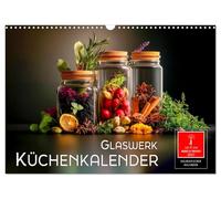 Calendar 2027 · US Version · Glassworks kitchen calendar | A special eye-catcher that enriches every kitchen · 17" × 12" Landscape · CALVENDO Wall Calendar