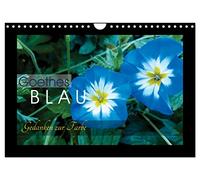Calendar 2027 · US Version · Goethe's Blue. Thoughts on color | The most beautiful blue tones from nature, characterized by Goethe · 12" × 8" Landscape · CALVENDO Wall Calendar
