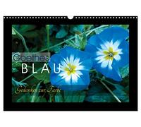 Calendar 2027 · US Version · Goethe's Blue. Thoughts on color | The most beautiful blue tones from nature, characterized by Goethe · 17" × 12" Landscape · CALVENDO Wall Calendar