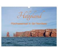 Calendar 2027 · US Version · Heligoland - high sea island in the North Sea | Nature and culture on the only German high seas island · 17" × 12" Landscape · CALVENDO Wall Calendar