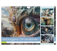 Calendar 2027 · US Version · Hidden dimensions | A hidden dimension is a realm in which the boundaries of reality are dissolved… · 12" × 8" Landscape · CALVENDO Wall Calendar