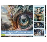 Calendar 2027 · US Version · Hidden dimensions | A hidden dimension is a realm in which the boundaries of reality are… · 17" × 12" Landscape · CALVENDO Wall Calendar