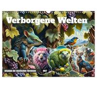 Calendar 2027 · US Version · Hidden worlds: Arcanum of Mystical Beasts | Discover a world full of fantastic creatures · 17" × 12" Landscape · CALVENDO Wall Calendar