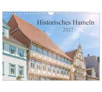 Calendar 2027 · US Version · Historic Hamelin | The calendar shows the Pied Piper town of Hamelin from its most impressive and… · 12" × 8" Landscape · CALVENDO Wall Calendar