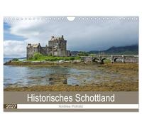 Calendar 2027 · US Version · Historic Scotland | A journey into Scotland's past with beautiful photographs of castles and… · 12" × 8" Landscape · CALVENDO Wall Calendar