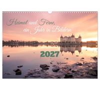 Calendar 2027 · US Version · Home and away, a year in pictures | Your personal annual trip including an annual photo documentary with my most… · 17" × 12" Landscape · CALVENDO Wall Calendar