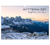 Calendar 2027 · US Version · Hut magic: mountain huts in the Alps | Hut romance and refuge in the high mountains · 17" × 12" Landscape · CALVENDO Wall Calendar