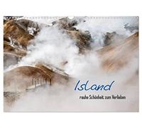 Calendar 2027 · US Version · Iceland - rough beauty to fall in love with | Vastness, glaciers and volcanoes · Iceland's fascinating landscapes · 17" × 12" Landscape · CALVENDO Wall Calendar