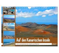 Calendar 2027 · US Version · In the Canary Islands | From Lanzarote to La Palma · 12" × 8" Landscape · CALVENDO Wall Calendar