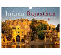 Calendar 2027 · US Version · India Rajasthan: On the road in the land of | kings · 12 brilliant shots from Rajasthan · 12" × 8" Landscape · CALVENDO Wall Calendar