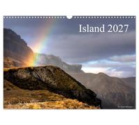Calendar 2027 · US Version · Island 2027 | Iceland · Northern Lights, glaciers and volcanoes · 17" × 12" Landscape · CALVENDO Wall Calendar