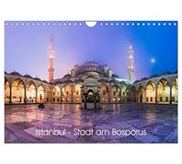 Calendar 2027 · US Version · Istanbul - City on the Bosphorus | Istanbul, the gateway between Europe and Asia in 13 selected motifs · 12" × 8" Landscape · CALVENDO Wall Calendar