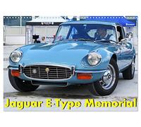 Calendar 2027 · US Version · Jaguar E-Type Memorial | It is absolutely indisputable that the Englishman Malcolm Sayer designed the… · 17" × 12" Landscape · CALVENDO Wall Calendar