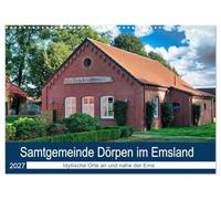 Calendar 2027 · US Version · Joint municipality Dörpen in Emsland | That's how beautiful Emsland is, idyllic places on and near the Ems River · 17" × 12" Landscape · CALVENDO Wall Calendar