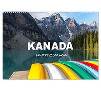 Calendar 2027 · US Version · Kanada - Impressionen | 13 spectacular shots of the Canadian landscape from Calgary to Jasper · 17" × 12" Landscape · CALVENDO Wall Calendar