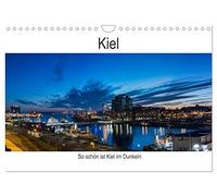Calendar 2027 · US Version · Kiel is so beautiful in the dark | When it's dark in Kiel · 12" × 8" Landscape · CALVENDO Wall Calendar