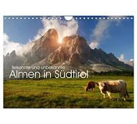 Calendar 2027 · US Version · Known and unknown alpine pastures in South | Tyrol · You will see wonderful quiet alpine pastures and places in South Tyrol · 12" × 8" Landscape · CALVENDO Wall Calendar