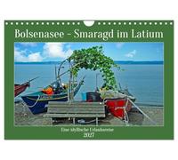 Calendar 2027 · US Version · Lake Bolsena Emerald in Lazio | Enchanting lake north of Rome where there is no mass tourism yet · 12" × 8" Landscape · CALVENDO Wall Calendar