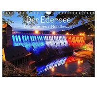 Calendar 2027 · US Version · Lake Edersee - Paradise in Northern Hesse | In the Waldecker Land lies quietly and very beautifully the Edersee · 12" × 8" Landscape · CALVENDO Wall Calendar