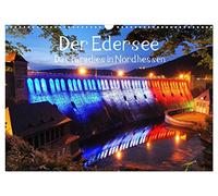 Calendar 2027 · US Version · Lake Edersee - Paradise in Northern Hesse | In the Waldecker Land lies quietly and very beautifully the Edersee · 17" × 12" Landscape · CALVENDO Wall Calendar