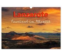 Calendar 2027 · US Version · Lanzarote Fire Island in the Atlantic Ocean | Lanzarote a volcanic island of the Canary Islands · 17" × 12" Landscape · CALVENDO Wall Calendar