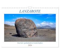 Calendar 2027 · US Version · Lanzarote - island of spectacular landscapes | Impressions from the "black pearl" of the Canary Islands · 12" × 8" Landscape · CALVENDO Wall Calendar