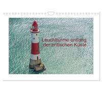 Calendar 2027 · US Version · Lighthouses along the British coast | Lighthouses · guardians on the high seas, signposts and helpers in times of… · 12" × 8" Landscape · CALVENDO Wall Calendar