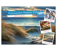 Calendar 2027 · US Version · Longing for a Baltic Sea vacation | Get out of the daily grind and into the fresh breeze: feel the sand under… · 17" × 12" Landscape · CALVENDO Wall Calendar