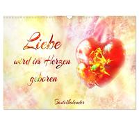 Calendar 2027 · US Version · Love is born in the heart | Craft calendar to design yourself, for your special moments · 17" × 12" Landscape · CALVENDO Wall Calendar