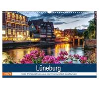 Calendar 2027 · US Version · Lüneburg | discover great perspectives from the hanseatic city · 17" × 12" Landscape · CALVENDO Wall Calendar