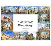 Calendar 2027 · US Version · Lutherstadt Wittenberg Impressions | Lutherstadt Wittenberg, captured on twelve beautiful pictures · 17" × 12" Landscape · CALVENDO Wall Calendar