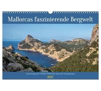 Calendar 2027 · US Version · Mallorca's fascinating mountains | The Tramuntana Mountains in Mallorca is a real hiker's paradise, especially… · 17" × 12" Landscape · CALVENDO Wall Calendar