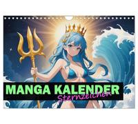 Calendar 2027 · US Version · Manga Calendar Zodiac Signs | Every star sign as an anime manga motif · 12" × 8" Landscape · CALVENDO Wall Calendar