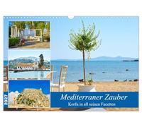 Calendar 2027 · US Version · Mediterranean magic - Corfu in all its facets | Experience the diversity of Corfu, from historic buildings and idyllic… · 17" × 12" Landscape · CALVENDO Wall Calendar