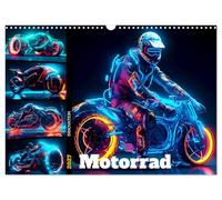 Calendar 2027 · US Version · Motorcycle Innovation | Discover the future of motorcycling from AI · 17" × 12" Landscape · CALVENDO Wall Calendar