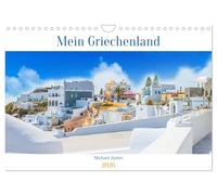 Calendar 2027 · US Version · My Greece Michael Jaster | The wall calendar with Greek islands and beautiful photo motifs on the Greek… · 12" × 8" Landscape · CALVENDO Wall Calendar