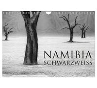Calendar 2027 · US Version · Namibia black and white | Selected black and white photos of perhaps the most beautiful country in Africa · 12" × 8" Landscape · CALVENDO Wall Calendar