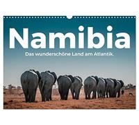 Calendar 2027 · US Version · Namibia - The beautiful country on the | Atlantic Ocean · Join us on a wonderful journey to Namibia · 17" × 12" Landscape · CALVENDO Wall Calendar